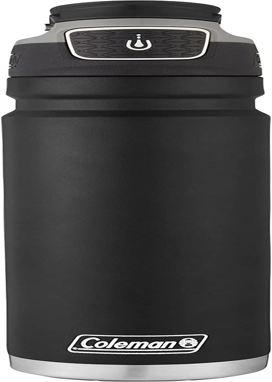 Botella de Agua de Acero Inoxidable Freeflow Autoseal de 24 Oz - Antifugas, Resistente y Elegante, Color Negro